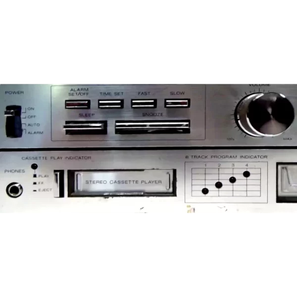 Model 10881 Cassette, 8Track, AM, FM Front Left Controls