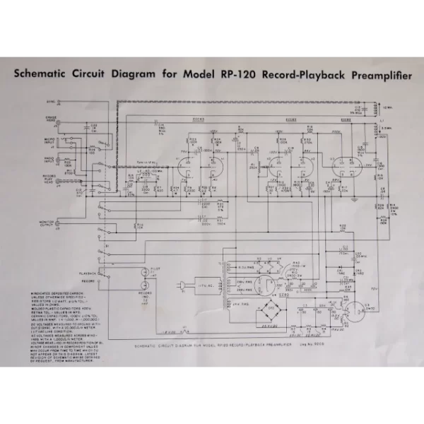 RP120 Circuit Schmatic