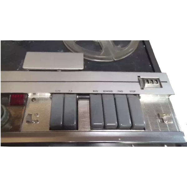 Tape recorder keyboard controls for positive easy tape motion operation on the T200 series Bell tape recorders