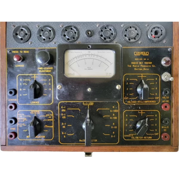 DayRad Radio Tube Tester Consol