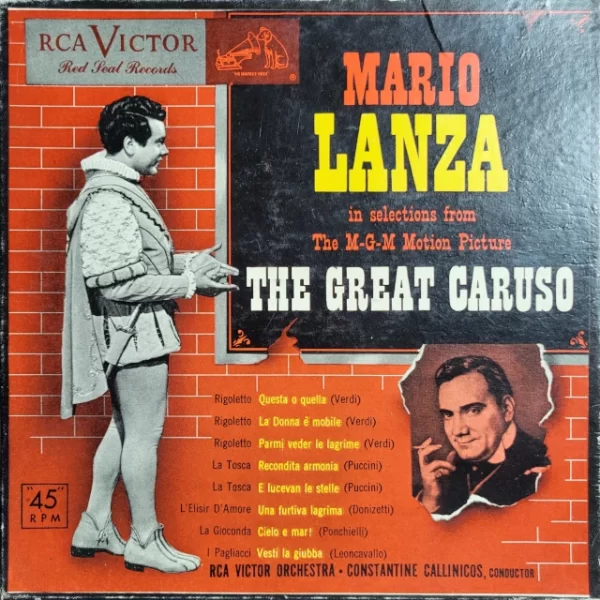 The Great Caruso 5 Record Collection - 1951 Remasterd for Red Seal on Vinyl