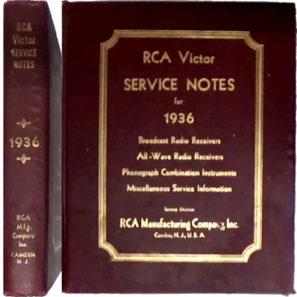 RCA 1936 Service Manual for all audio products.