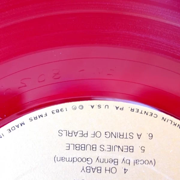 Each Record has an engraved serial number.