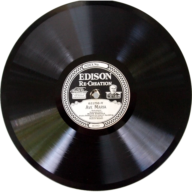 Ave Maria and Pilgrim's Song on Edison Diamond Disc - 82258