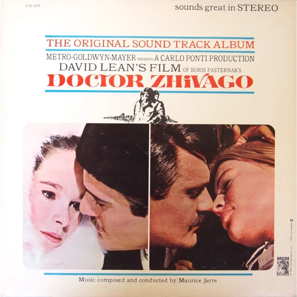 Dr Zhivago Record Jacket Front Cover