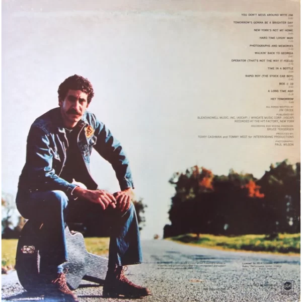 Jim Croce - You Don't Mess Around With Jim Back Cover - ABCX756