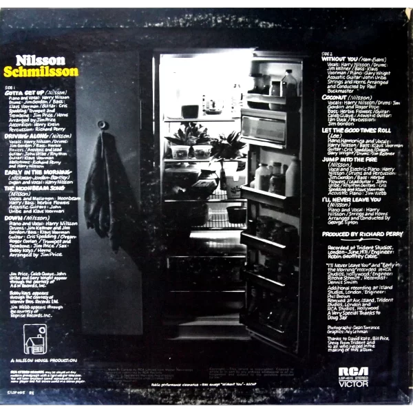 Back Cover of Nilsson Schmilsson