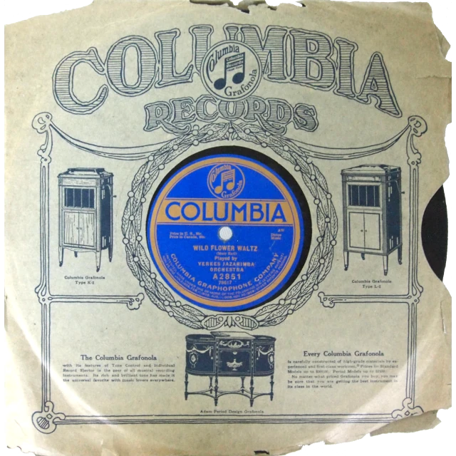 Dardanella & Wild Flower Waltz - Columbia Disc - A2851